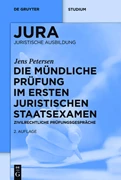 Cover Die mündliche Prüfung in der ersten juristischen Staatsprüfung