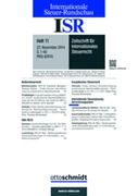 Cover ISR - Internationale Steuer-Rundschau