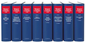 Cover Münchener Handbuch des Gesellschaftsrechts