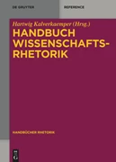 Cover Handbuch Wissenschaftsrhetorik