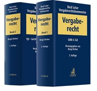 Cover Beck'scher Vergaberechtskommentar - Zweibändige Ausgabe