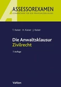 Cover Die Anwaltsklausur Zivilrecht