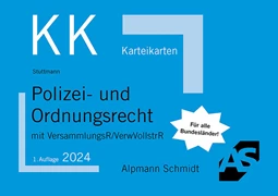 Cover Karteikarten Polizei- und Ordnungsrecht