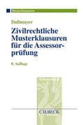Cover Zivilrechtliche Musterklausuren für die Assessorprüfung
