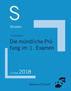 Cover Skript Die mündliche Prüfung im 1. Examen