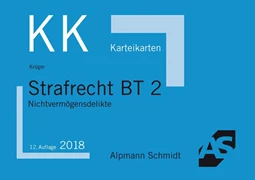 Cover Karteikarten Strafrecht BT 2