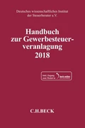 Cover Handbuch zur Gewerbesteuerveranlagung 2018: GewSt 2018