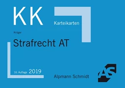 Cover Karteikarten Strafrecht Allgemeiner Teil