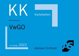 Cover Karteikarten VwGO