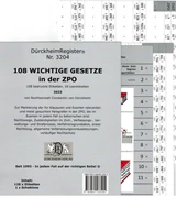 Cover DürckheimRegister® FamFG+ZPO - WICHTIGE §§, ohne Stichworte
