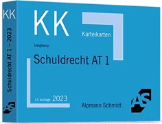 Cover Karteikarten Schuldrecht AT 1