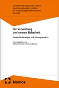 Cover Die Verwaltung der inneren Sicherheit