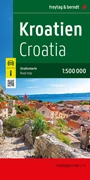 Cover Kroatien, Straßenkarte 1:500.000, freytag & berndt