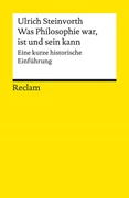 Cover Was Philosophie war, ist und sein kann
