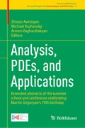 Cover Analysis, PDEs, and Applications