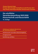 Cover Die schriftliche Steuerberaterprüfung 2025/2026 Klausurtechnik und Klausurtaktik