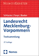 Cover Landesrecht Mecklenburg-Vorpommern