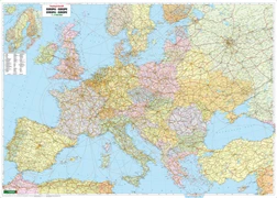 Cover Europa politisch, Straßenkarte 1:3.500.000, Poster, freytag & berndt