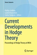 Cover Current Developments in Hodge Theory