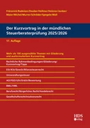 Cover Der Kurzvortrag in der mündlichen Steuerberaterprüfung 2025/2026