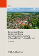 Cover Gemeindeordnung, Landkreisordnung, Verwaltungsgemeinschaftsordnung für den Freistaat Bayern