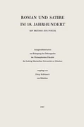 Cover Roman und Satire im 18.Jahrhundert