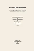 Cover Semiotik und Metapher