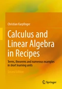 Cover Calculus and Linear Algebra in Recipes