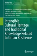 Cover Intangible Cultural Heritage and Traditional Knowledge Related to Urban Resilience