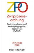 Cover Zivilprozessordnung
