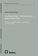 Cover Samtherrschaft - Kondominium - Gemeinderschaft