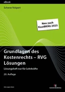Cover Grundlagen des Kostenrechts - RVG Lösungen, eBook (PDF)