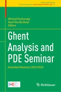 Cover Ghent Analysis and PDE Seminar