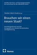 Cover Brauchen wir einen neuen Staat?