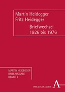 Cover Martin Heidegger/Fritz Heidegger