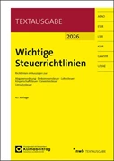 Cover Wichtige Steuerrichtlinien