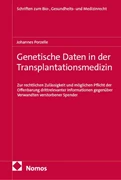 Cover Genetische Daten in der Transplantationsmedizin