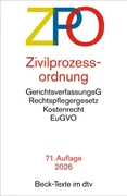Cover Zivilprozessordnung