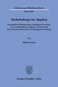 Cover Nacherhebung von Abgaben