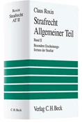 Cover Strafrecht Allgemeiner Teil Band II: Besondere Erscheinungsformen der Straftat