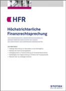 Cover Höchstrichterliche Finanzrechtsprechung - HFR