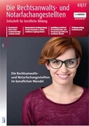 Cover Die Rechtsanwalts- und Notarfachangestellten