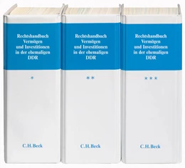 Abbildung von Rechtshandbuch Vermögen und Investitionen in der ehemaligen DDR: RVI | 73. Auflage | 2021 | beck-shop.de