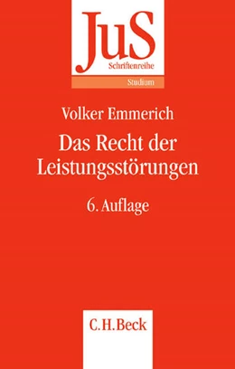 Abbildung von Emmerich
   
  | Das Recht der Leistungsstörungen | 6. Auflage | 2005 | Band 66 | beck-shop.de