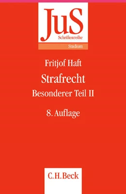 Abbildung von Haft | Strafrecht. Besonderer Teil II | 8. Auflage | 2005 | Band 78/2 | beck-shop.de