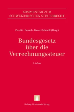 Abbildung von Zweifel / Beusch | Bundesgesetz über die Verrechnungssteuer (VStG) | 2. Auflage | 2012 | beck-shop.de