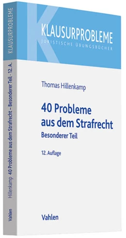 Abbildung von Hillenkamp | 40 Probleme aus dem Strafrecht | 12. Auflage | 2013 | beck-shop.de