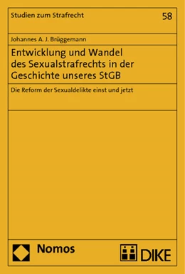 Abbildung von Brüggemann | Entwicklung und Wandel des Sexualstrafrechts in der Geschichte unseres StGB | 1. Auflage | 2013 | 58 | beck-shop.de