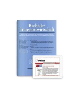 Abbildung von RdTW • Recht der Transportwirtschaft | 6. Auflage | 2018 | beck-shop.de
