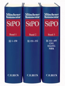 Abbildung von Münchener Kommentar zur Strafprozessordnung: StPO | 1. Auflage | | beck-shop.de